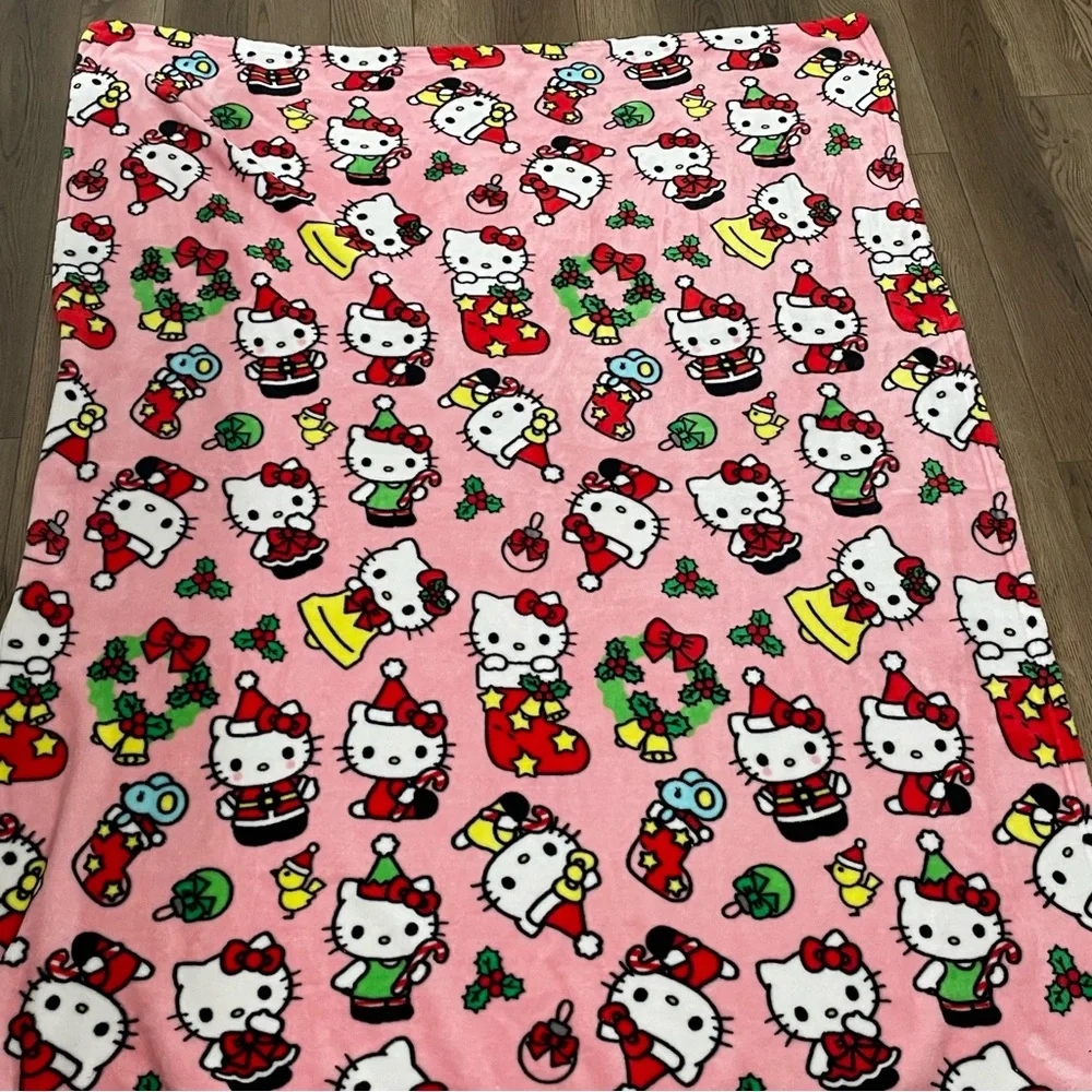 Hello‎ Kitty Christmas Throw Blanket 47x64